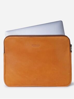Tan Leather Laptop Sleeve
